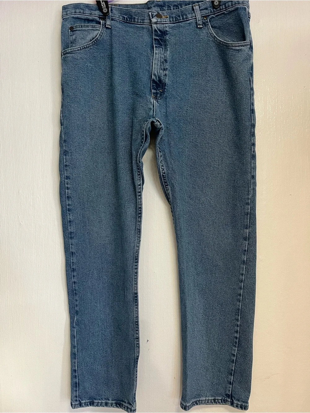 Wrangler Men's Medium Blue Slim Straight Jeans 40x34